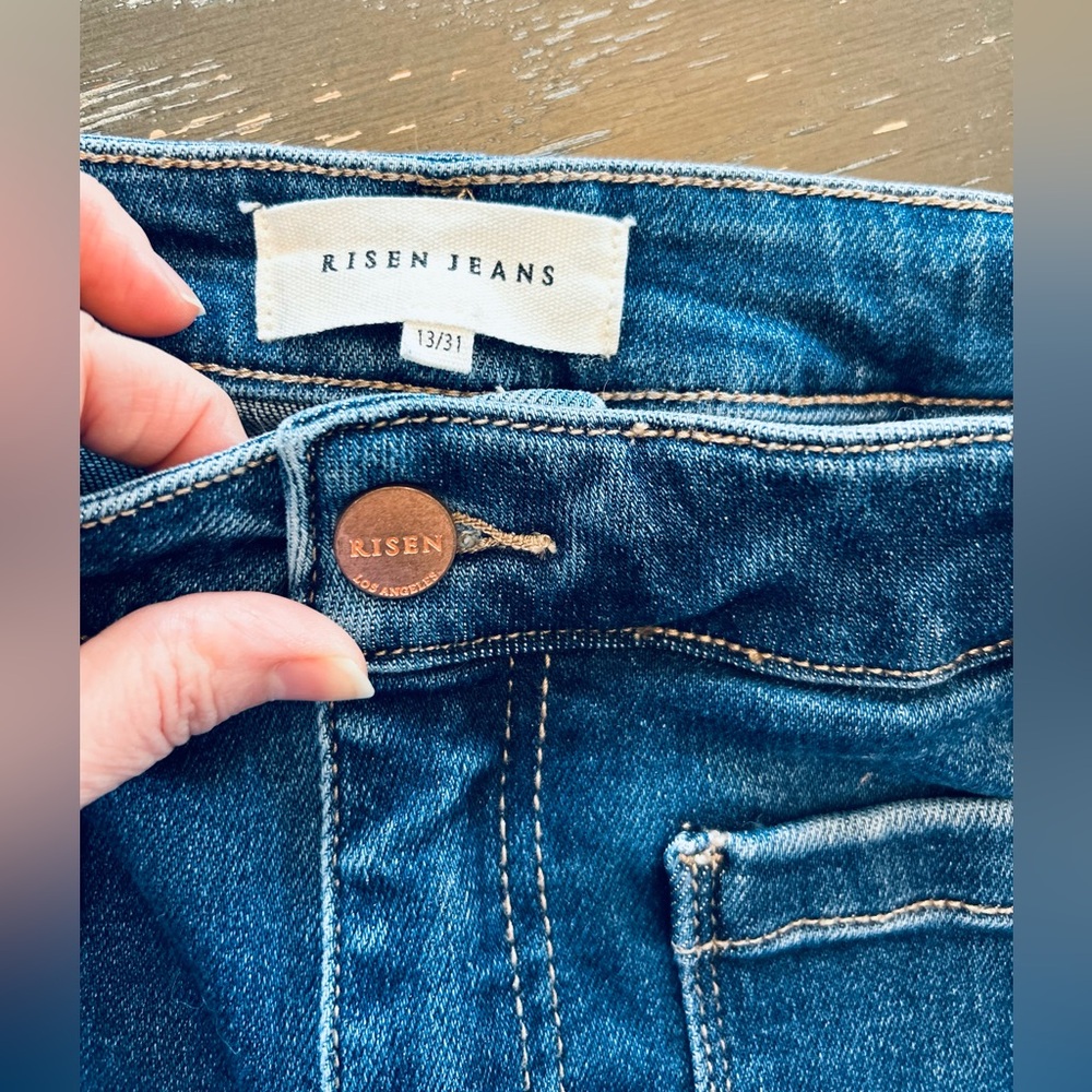Super cute pair of Risen jeans!  Size 13, but fit like 14/15 - Picture 8 of 14